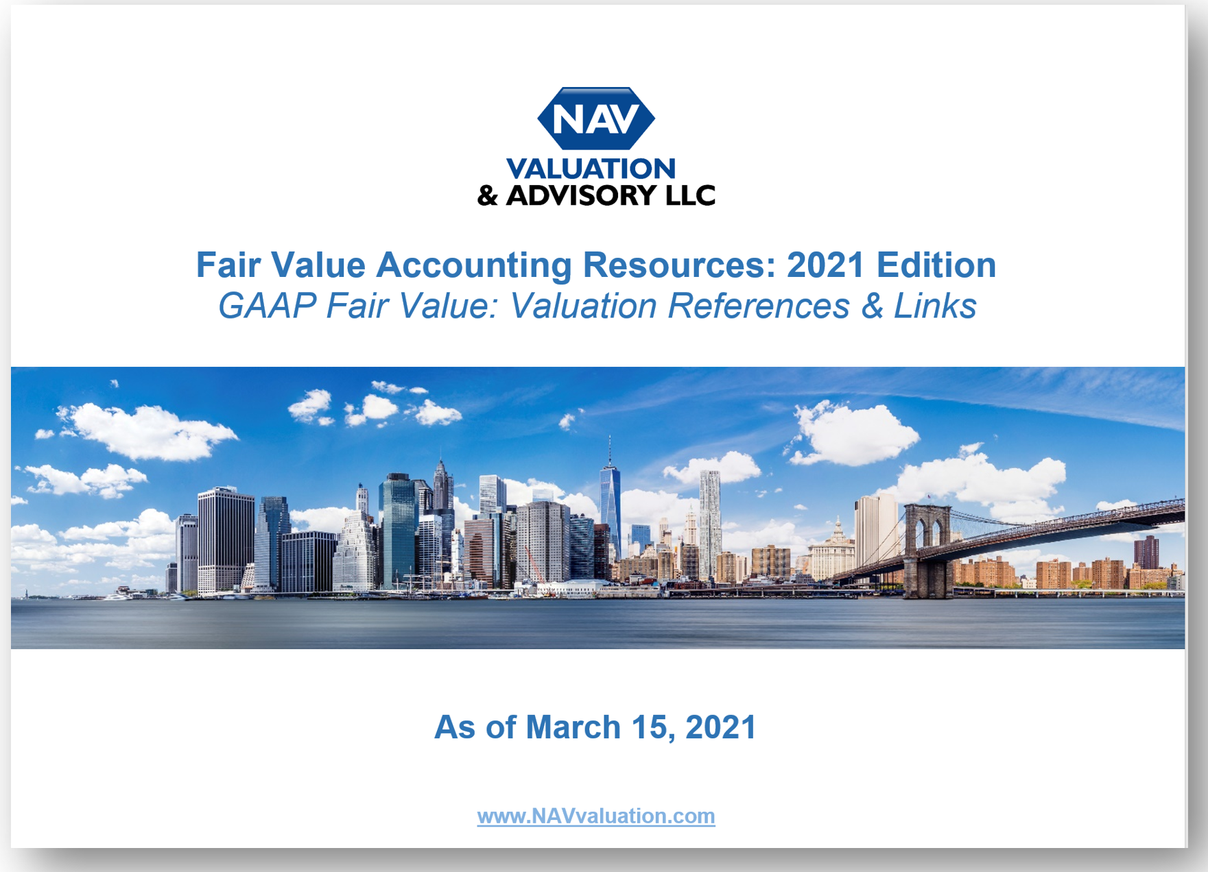 Fair Vale Resources PE and VC Accounting NAV Valuation & Advisory LLC